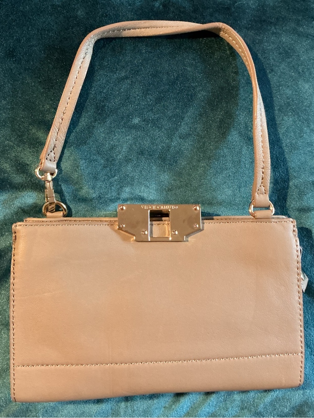 ✨ Vince Camuto Taupe/Greige Structured Mini Purse ✨